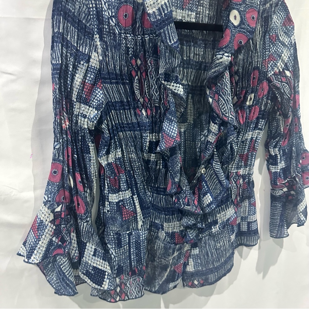 Jaipur Boho Ruffle Blouse - Picture 8 of 11